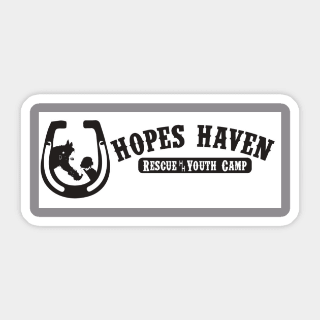 Hope's Haven Logo for T-shirts and Hoodies Sticker by Hope's Country Store